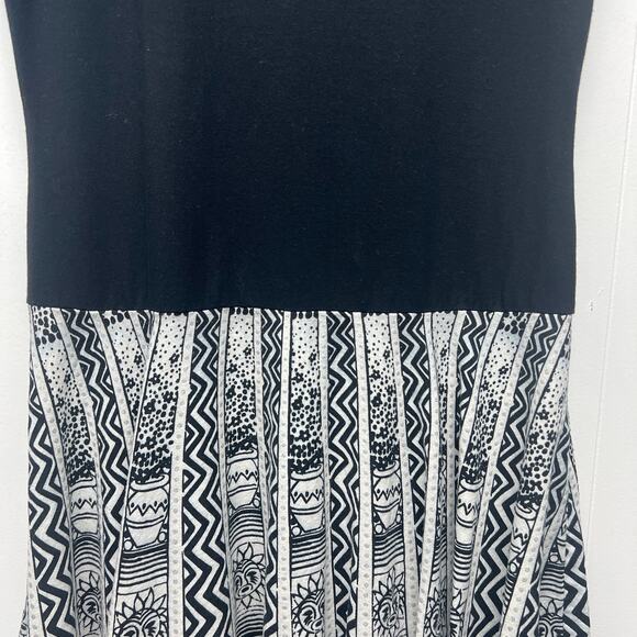 Coldwater Creek Color Block Women's Aztec Print Dress Size 10 Line Cotton Blend - Picture 5 of 13